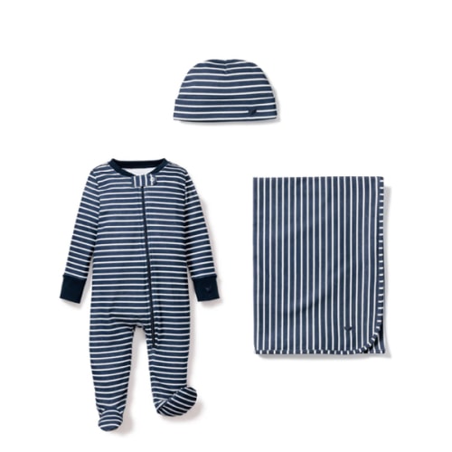 Welcome Home Baby Set - New Navy Stripes