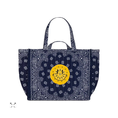 Maxi Cabas Quilted Bandana Tote