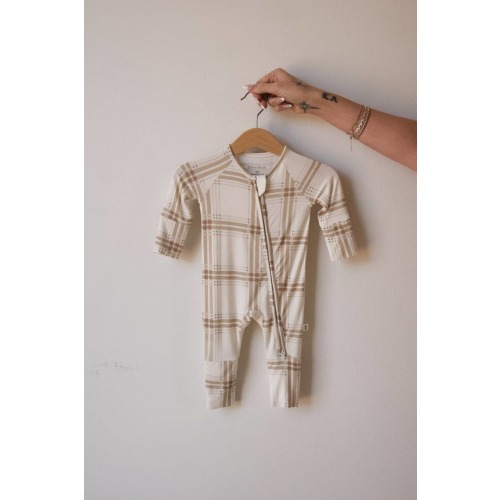 Bamboo Zip | Ellis Plaid