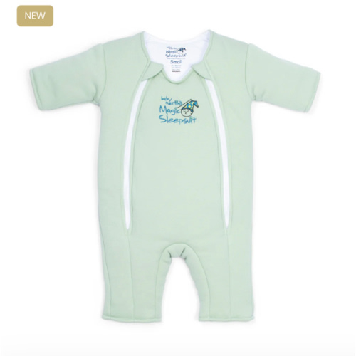 Sage Green Baby Merlin’s Magic Sleepsuit – 100% Cotton Sleep Solution