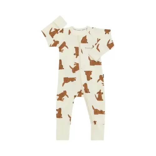 Bonds Coverall Run Free Ralph Vanilla | Baby Bunting AU