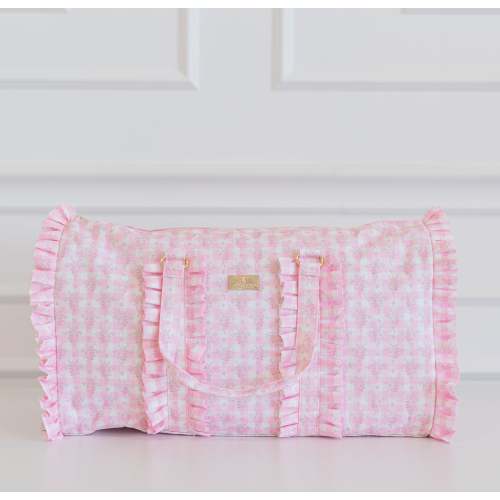 Ruffled Nylon Weekender