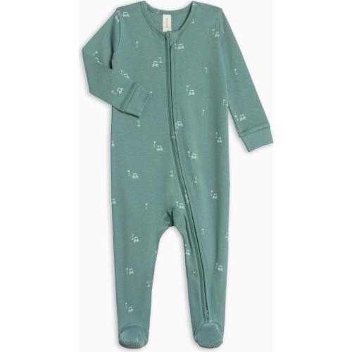 Peyton Zipper Sleeper - Fairway / Laguna + Powder