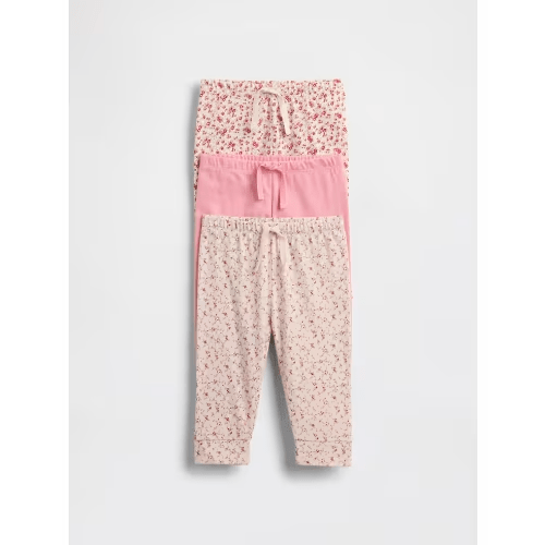 Baby First Favorites Organic Cotton Pull-On Pants (3-Pack)