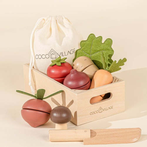 Wooden Vegetables Playset | Baby Dill