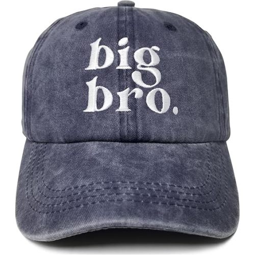 Embroidered Big Bro Big Sis Hats