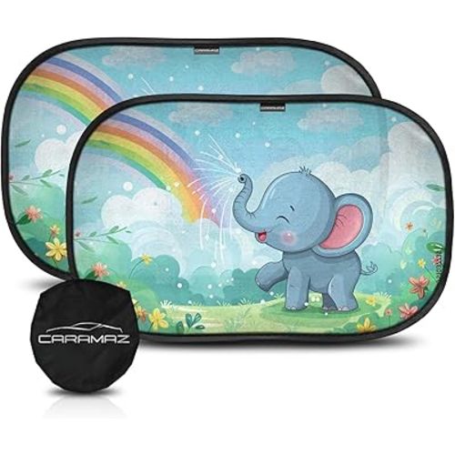 Car Window Shade for Baby with Certified UV-Protection 2 Pack - 20"x12"