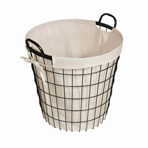 Cheung 16S004 Lined Metal Wire Basket with handles