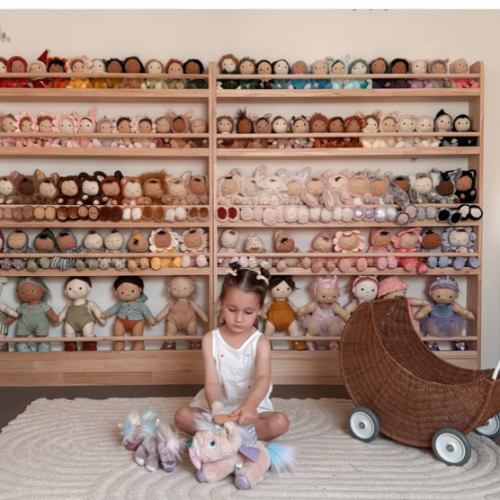 5 Tier Front Facing Bookshelf - SolidWood