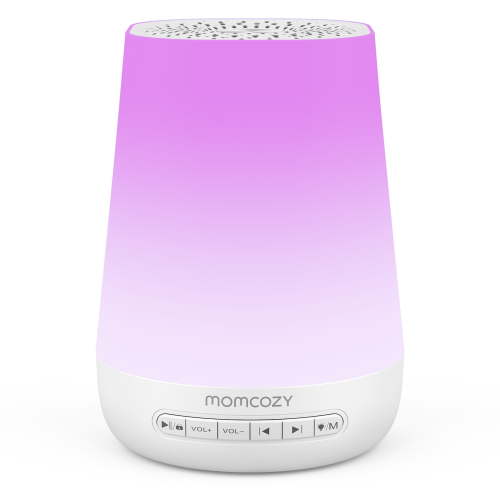 Momcozy Baby Sound Machine with Night Light White Noise Machine for Baby Sleeping with 34 Soothing Sounds, Timer, App Remote Control