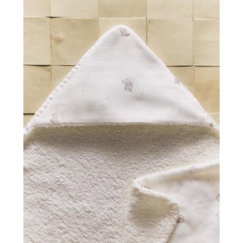 BATH TOWEL WITH ELEPHANT DESIGN - New in - KIDS AND BABY - BABY | Zara Home United States of America
