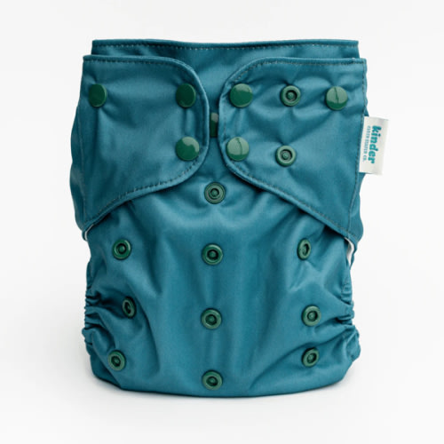 Solid Color: Essentials Pocket Cloth Diaper with Athletic Wicking Jersey, Grows with your Baby