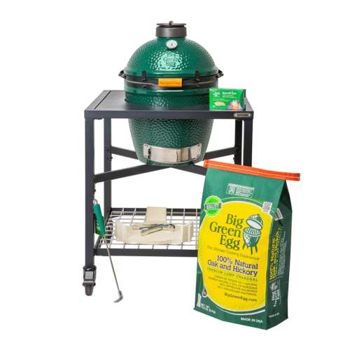 Medium Big Green Egg in a Modular Nest Package