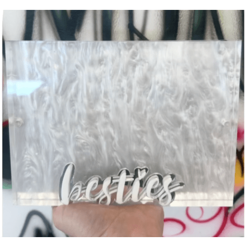 "Besties" Acrylic Picture Frame