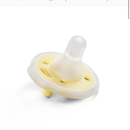 babypace breast-like pacifier 0-12 mo single - sundrop | mōmi