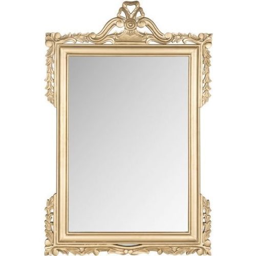 Pediment Mirror, Gold - Safavieh | Maisonette