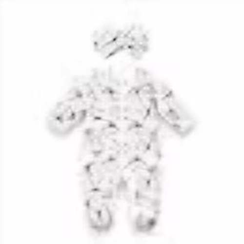 Hello Kitty Infant Girls' 2-Piece Footed Coverall & Bow Headband, White, 0-3 Months