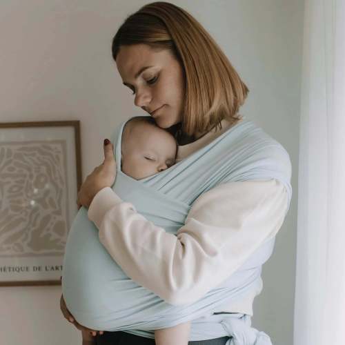 Boba Serenity Baby Wrap Light Blue – Boba Inc.