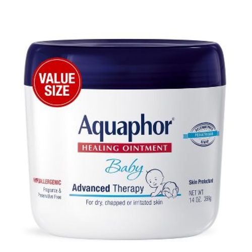 Aquaphor Baby Healing Ointment Advanced Therapy Skin Protectant - Dry Skin and Diaper Rash Ointment Jar - 14oz