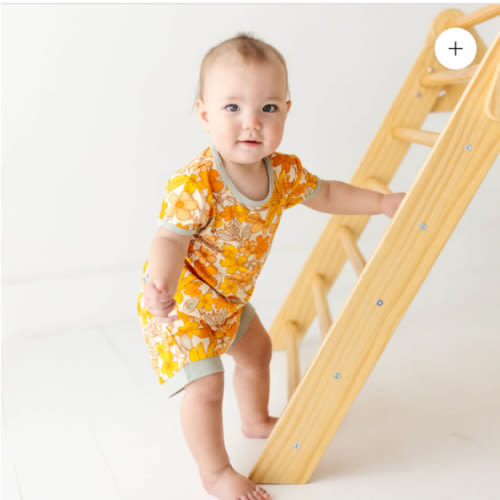Fallin' for Blooms Shorty Romper