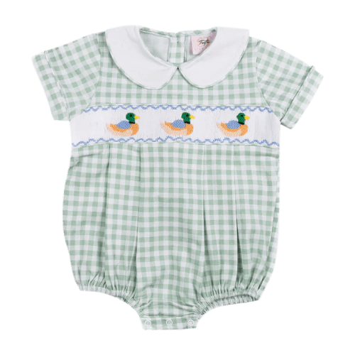 Mallard Knit Noah Bubble Romper for Babies