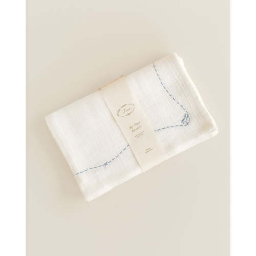 Embroidered Swaddle - Rocking horse