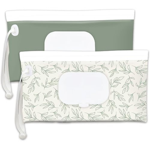 cephira Baby Wipes Pouch for Travel (2-Pack)