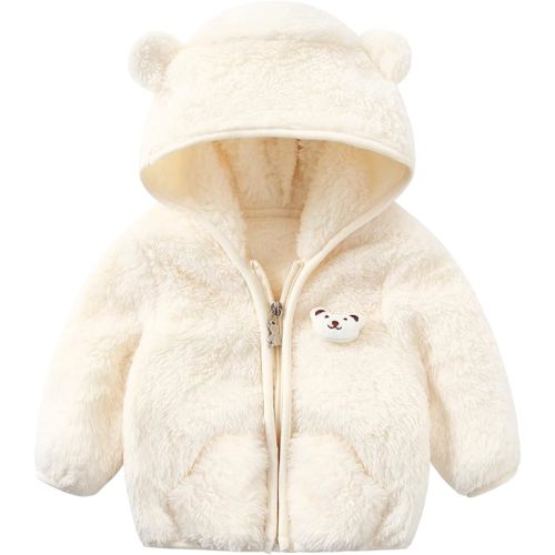 Baby Boy Fleece Jacket Girl Winer Clothes Coat For Toddler Sweater | Unisex newborn hoodie fleece toddler sweater infant outfits kid snow suit 0-6,6-9,9-12,12-18,18-24 months,2t,3t,4t,5t options