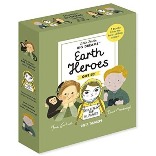 Little People, BIG DREAMS: Earth Heroes: 3 books from the best-selling series! Jane Goodall - Greta Thunberg - David Attenborough