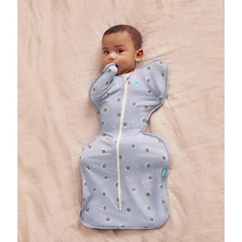 Swaddle Up™ 1.0 TOG Cotton Mist Blue Turtally