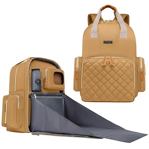 Diaper Bag Backpack with Changing Station, Baby Diaper Bag Organizer for Moms Dads Large Baby Changing Bags