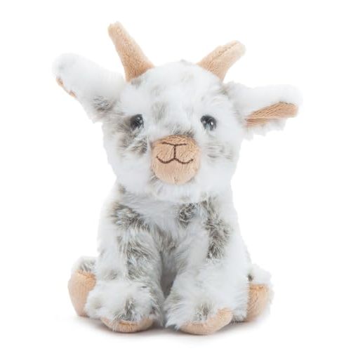 The Petting Zoo Goat Stuffed Animal Plushie, Gifts for Kids, Wild Onez Babiez Farm Animals, Goat Plush Toy 6 inches