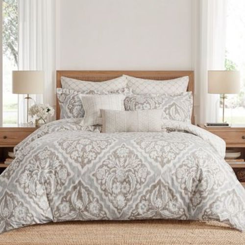 Becker Taupe King/Cal King Comforter Set - Levtex Home