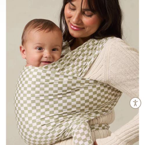 Sage Chequer Wrap