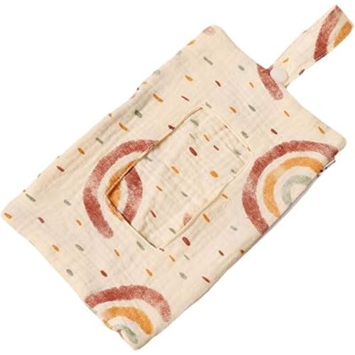 Baby Wipe Holder Portable Wipe Dispenser Strollers Storage Bag Container Double Layer Travel Carry Case for Diapers