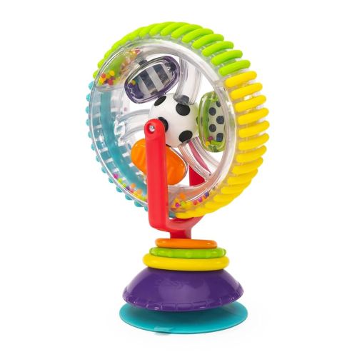 Sassy Wonder Wheel Activity Center | Suction Cup High Chair Toy | Developmental Tray Toy for Early Learning | For Ages 6 Months and Up