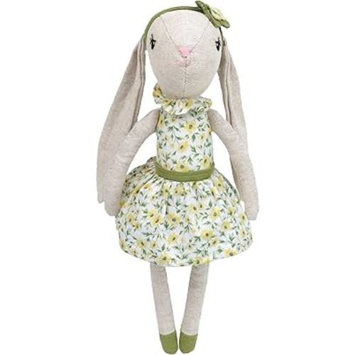 MON AMI Daisy The Bunny Stuffed Animal Doll – 13-Inch | Rabbit Plush Animal Doll for All Ages | Perfect Room & Nursery Décor