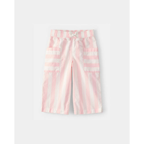 Baby Girl Striped Pants - Pink/Ivory | Carter's