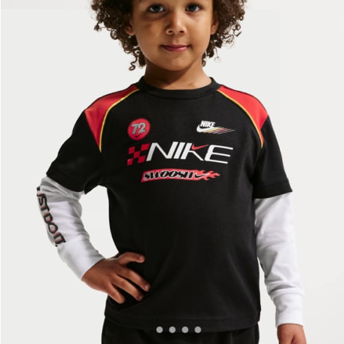 Nike Sportswear Toddler Victory Lap Twofer T-Shirt. Nike.com