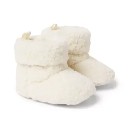 Cream And Sugar Baby Sherpa Bootie by Janie and Jack