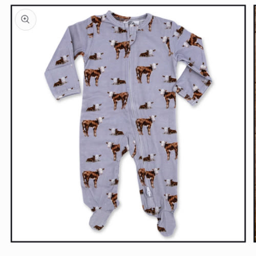 Hereford Footed Jammies – Cowkid Clothing Company