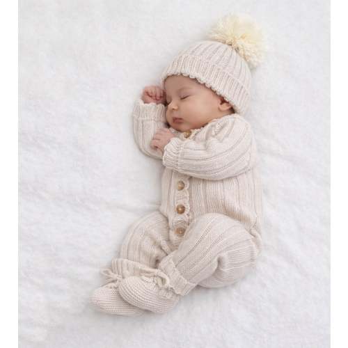 Mila Oatmilk Jumper Set Options – Olive and Cradle