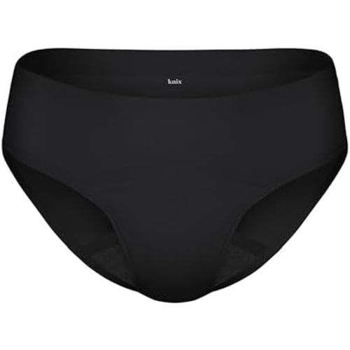 KNIX Super Leakproof No-Show Bikini Period Underwear – Heavy Flow, Reusable Absorbent Menstrual & Incontinence Panties