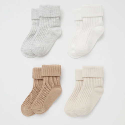 Rib Sock Multipack | Neutral | Seed Heritage