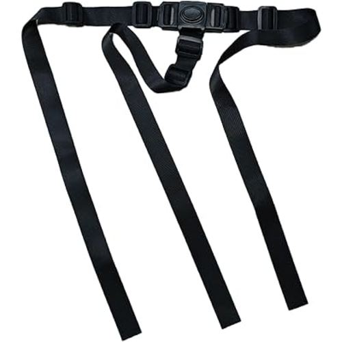 3 Point Harness Seat Belt for Kids, Adjustable Baby Safety Strap, Kids High Chair Straps Replacement for High Chair -Black