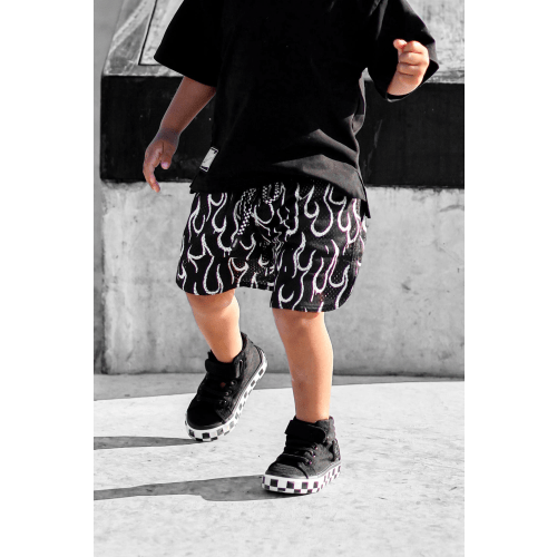 ACTV Mesh Gym Shorts in Fuego