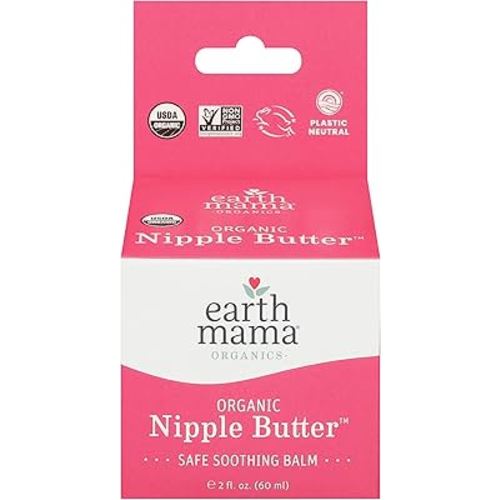 Earth Mama Angel Baby, Natural Nipple Butter Organic, 2 Fl Oz