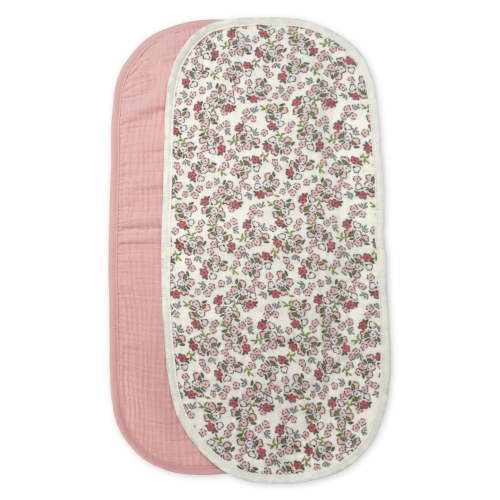 Carter's Child of Mine Infant Girl Burp Cloths, 2 Pack, one size