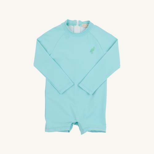 Price Pool Romper - Edisto Egg Blue