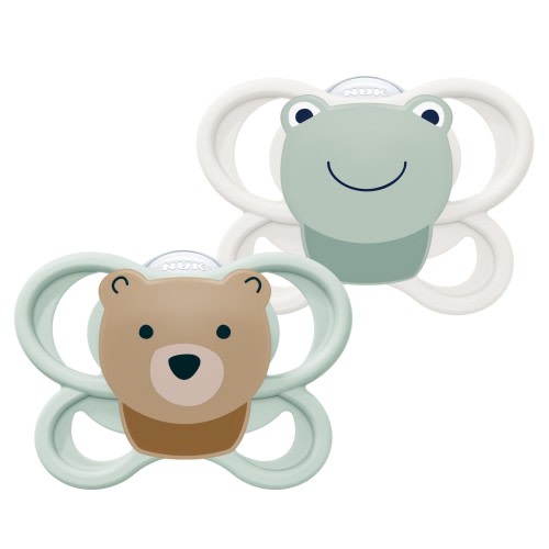 Nuk Perfect Match Air Soother Bear/Frog 0-6 Months